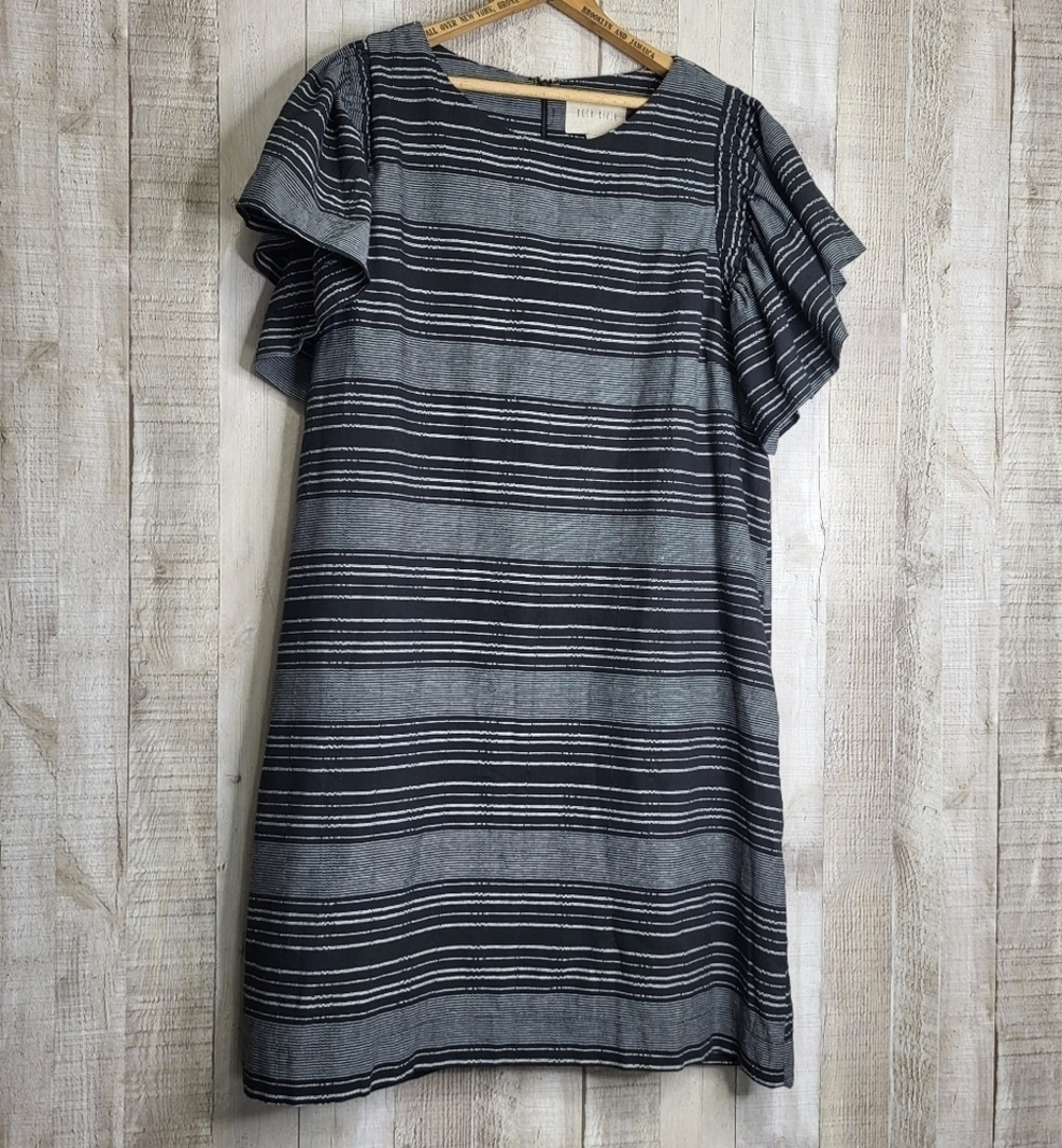 Anthropologie Moon River Denmark Dress. Size Large. Black & White.
